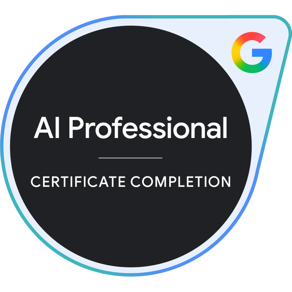 google ai professional certificate (1)