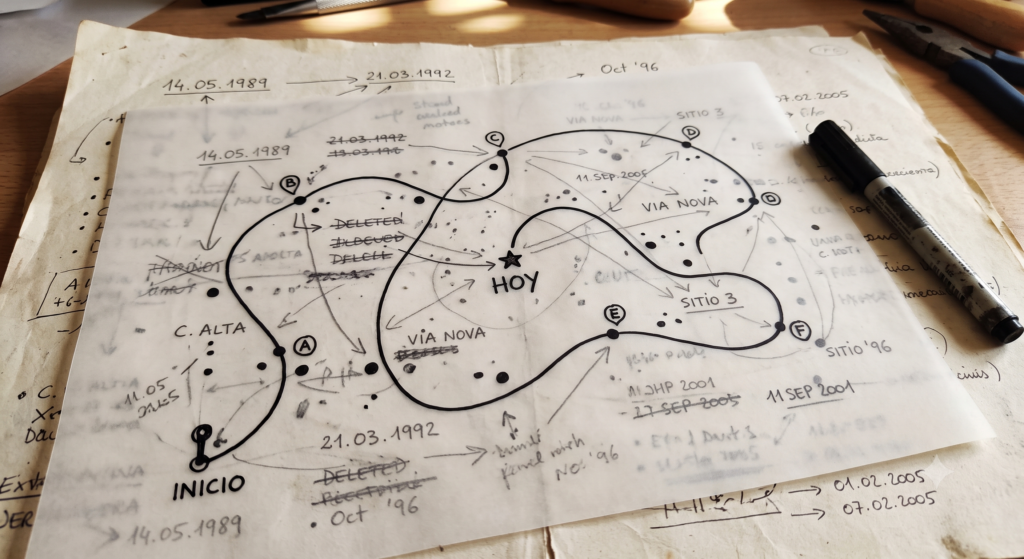 hay carreras que solo cobran sentido cuando miras el mapa completo